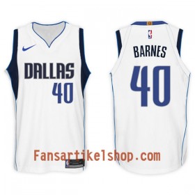 NBA Dallas Mavericks Trikot Harrison Barnes 40 Nike 2017-18 Weiß Swingman - Herren